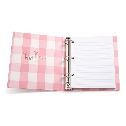 Carpeta escolar diseño black y pink 2 Ca500029