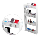 Carrito organizador de 4 estantes con ruedas para cocina - Ha79 - Image 2