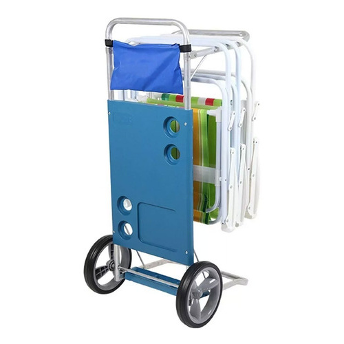 Carrito Playa Mesa Plegable Extensible Convertible Verano