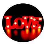 Cartel LOVE con luces - 230022C