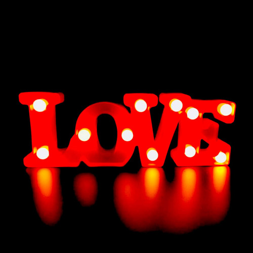 Cartel LOVE con luces - 230022C - Imagen 4