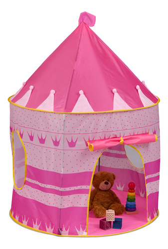 Casita_De_Juegos_Carpa_Pelotero_Castillo_Plegable_Rosa_D_640636-MLA94348111861_102025-O.jpg Castillo plegable juego pelotero rosa - Imagen 1