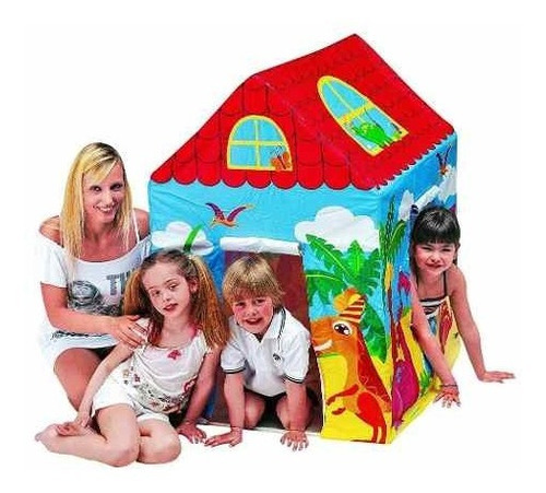 Casita_De_Juegos_Infantil_Dinosaurios_Pelotero_97016_D_709715-MLA33078589241_122019-O.jpg Casita De Juegos Infantil Dinosaurios Pelotero 97016 - Image 1
