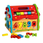 Casita Didactica De Madera Encastrable Desarmable Para Bebes - Image 2