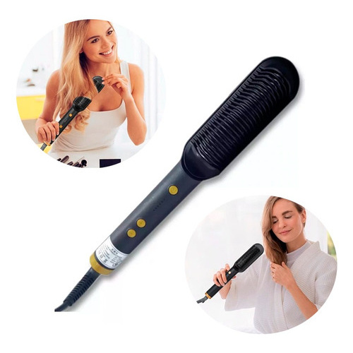 Cepillo Alisador Plancha Electrica Cabello 6 Niveles Fh909
