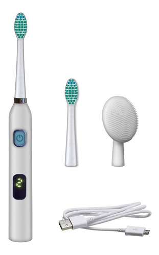 Cepillo De Dientes Electrico Recargable + Masajeador Facial - Image 10