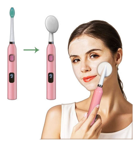 Cepillo De Dientes Electrico Recargable + Masajeador Facial - Image 8