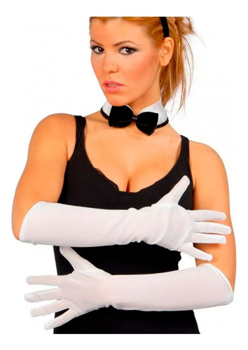 Combo Alas De Angel Disfraz + Guantes Blancos Cotillon Jo495 - Image 3