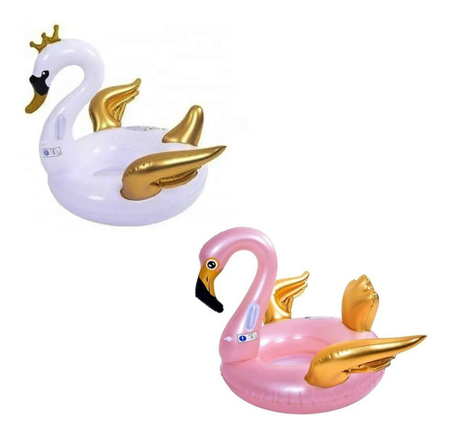 Combo_Cisne_Colchon_Inflable__Flamenco_Rosa_Piletas_Verano_D_734125-MLA52367676884_112022-O.jpg Combo Cisne Colchon Inflable + Flamenco Rosa Piletas Verano - Image 1