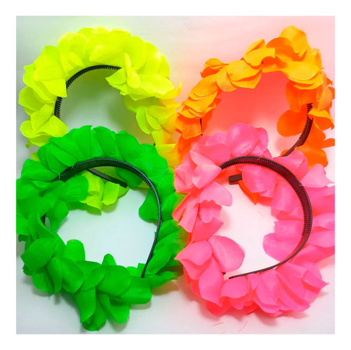 Combo Collares X12 Hawaianos Yjo417 + Vinchas X12 Yjo601- - Image 3