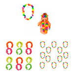 Combo Collares X12 Hawaianos Yjo417 + Vinchas X12 Yjo601-
