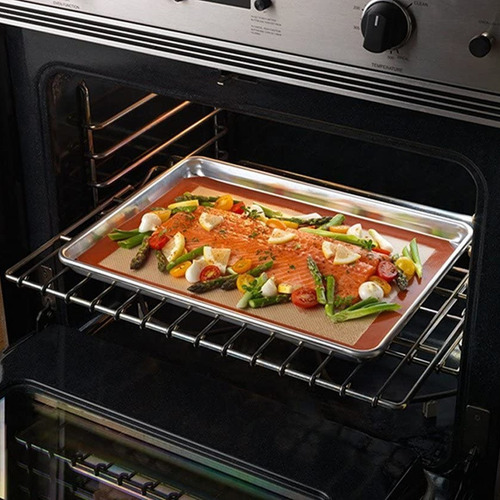 Combo Lamina Horno Antiadherente 40x30 + Termometro Oven - Imagen 6
