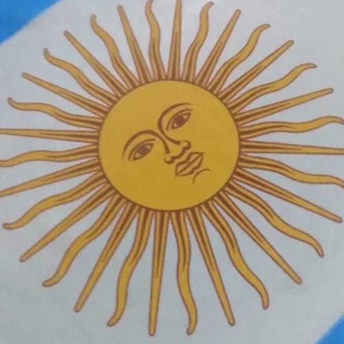 Combo Bandera Argentina 90x60 Cm + Pinturita Cara - Imagen 7