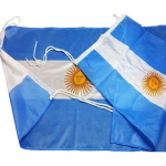Combo Bandera Argentina 90x60 Cm + Pinturita Cara - Imagen 3