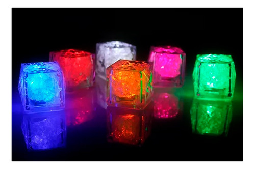 Cubo hielo X 12 luminosos LED multicolor fiesta 550390 - Image 7