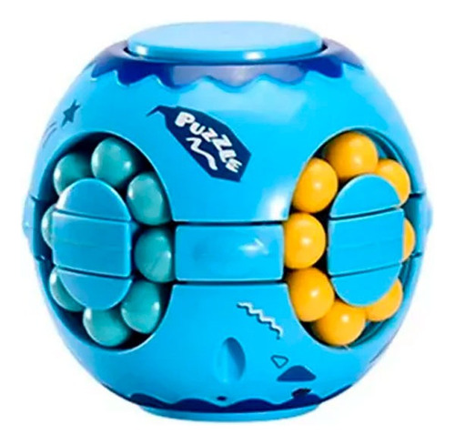 Cubo Mágico Giratorio Magic Cube Frijol Antiestrés Rj1689-1 – accesorios incluidos