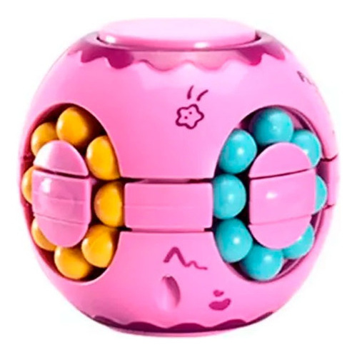 Cubo Mágico Giratorio Magic Cube Frijol Antiestrés Rj1689-1