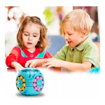 Cubo puzzle giratorio frijol para niños anti estrés 117-1 – detalle del producto
