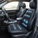 Cubre asiento universal auto 12v ventilador masajeador F0121 - Image 2