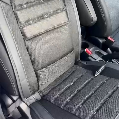 Cubre asiento universal auto 12v ventilador masajeador F0121 - Image 9