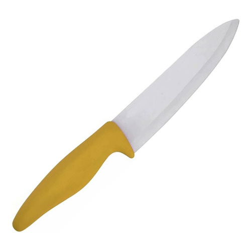 Cuchillo Ceramica Mango Silicona 22cm Porcelana Cocina