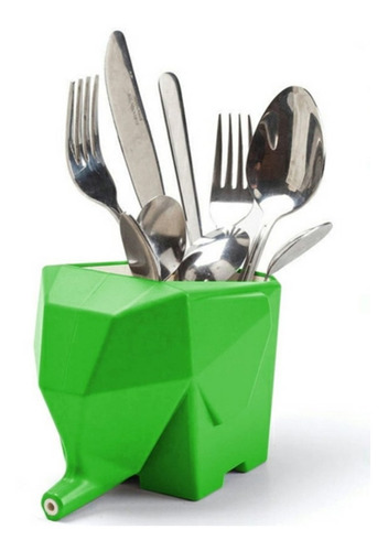 Escurridor De Cubiertos Elefante Cocina Porta Cepillos - Image 6