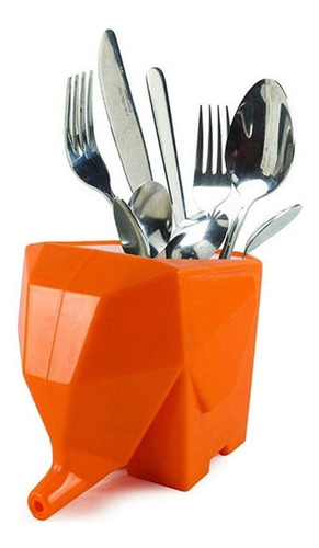 Escurridor De Cubiertos Elefante Cocina Porta Cepillos - Image 1