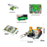 Estacion De Juguete Helicoptero Camión 24 Piezas Niños 38009 - Image 4