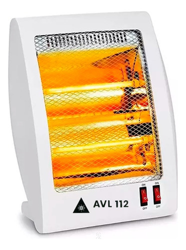 Estufa calefactor pantalla eléctrica con dos tubos Avl - Image 1