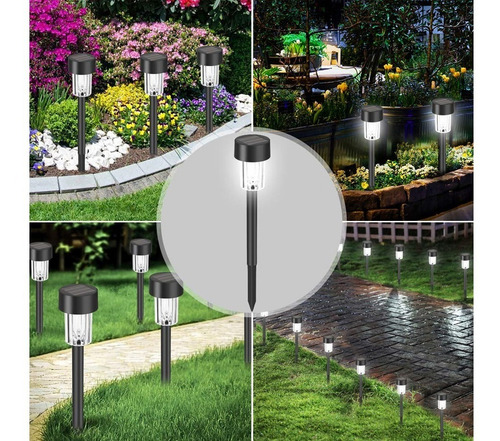 Lampara led estaca con panel solar recargable - Image 5