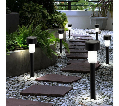 Lampara led estaca con panel solar recargable - Image 6