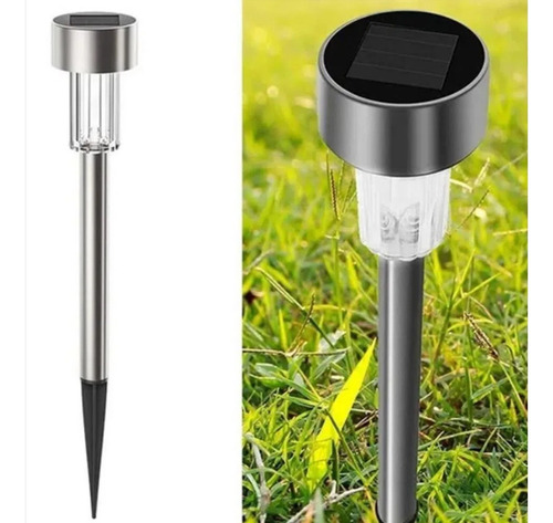 Lampara led estaca con panel solar recargable - Image 4