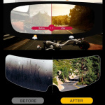 Film Antiempañante Para Visor Casco Moto Transparente - Imagen 7
