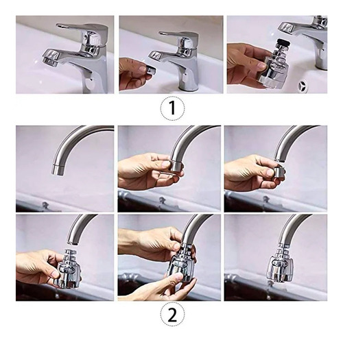 Filtro Para Canilla Agua Giratorio Grifo Purificador 90585 - Imagen 6