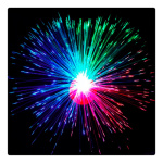 Flores Luminosas X12 Luz Led Fibra Optica Cotillon Yj0026 - Imagen 6