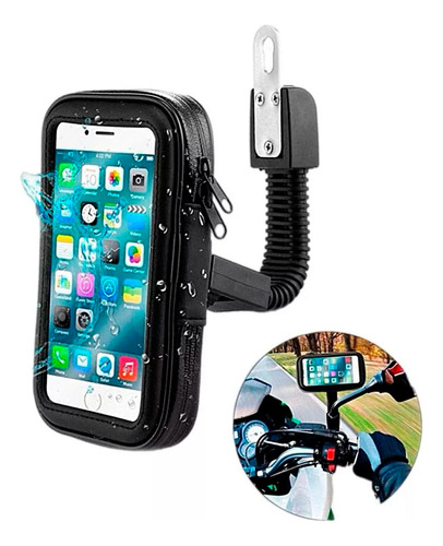 Funda anti caída lluvia y soporte de bicicleta para celular - Image 5