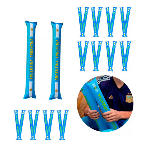 Globo Aplaudidores X24 Seleccion Argentina Para Copa America