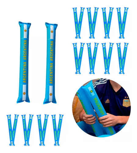 Globo Aplaudidores X24 Seleccion Argentina Para Copa America - Image 1