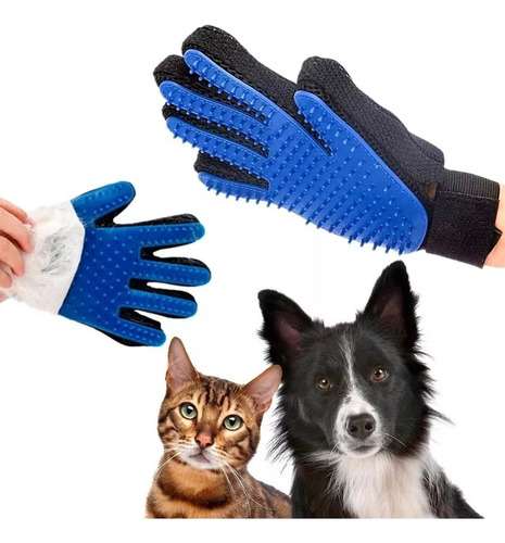 Guante Saca Pelos Mascotas Masaje Perro Gato Silicona - Image 12