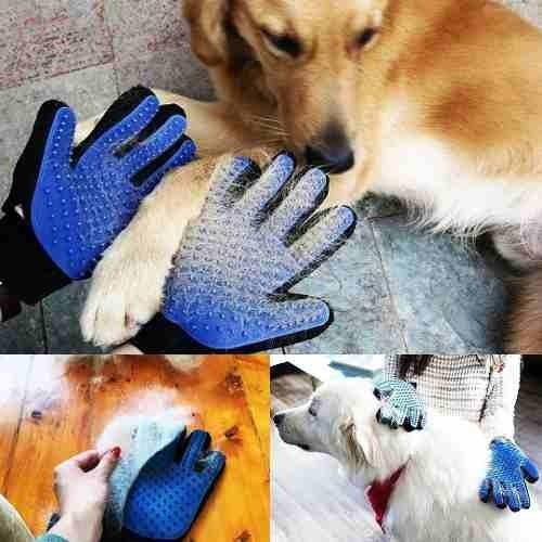 Guante Saca Pelos Mascotas Masaje Perro Gato Silicona - Image 6