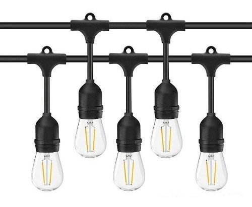 Guirnalda De 10 Portafocos E27 220v X 8 Metros Cable Grueso - Image 1