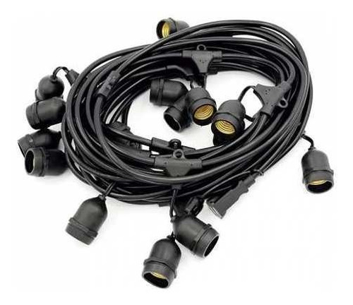 Guirnalda De 10 Portafocos E27 220v X 8 Metros Cable Grueso - Image 4