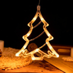Guirnalda Led Pino Estrella Calida Navidad Cortina Xml-034 - Imagen 4
