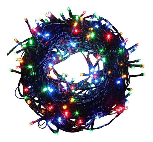 Guirnalda LED RGB multicolor para decoración de navidad 40 mts 220v - Image 1