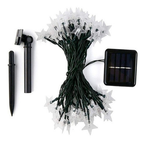Guirnalda Luz Led Estrellas Con Panel Solar 10 Mts Xml-038 - Imagen 5