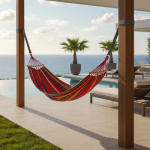 Hamaca Colgante Paraguaya Resistente Camping Jardin Ks-1107a - Imagen 5