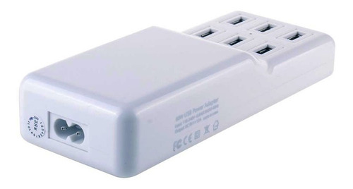 Hub Zapatilla 6 Puertos Usb Cargador 5v 12a 220v - Image 5