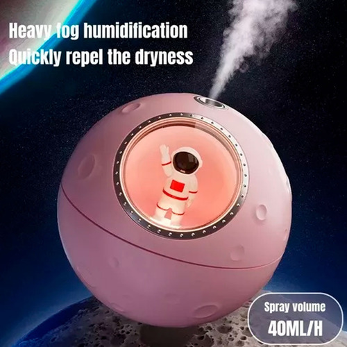Humidificador aromatizador difusor USB RGB astronauta 265 - Image 4
