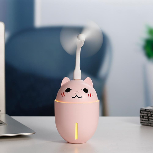 Humidificador Gato Con Ventilador Y Linterna Led Mt8726 - Image 3