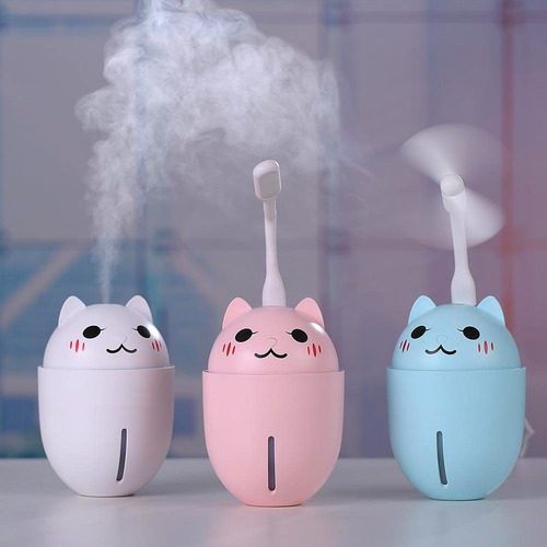 Humidificador Gato Con Ventilador Y Linterna Led Mt8726 - Image 5